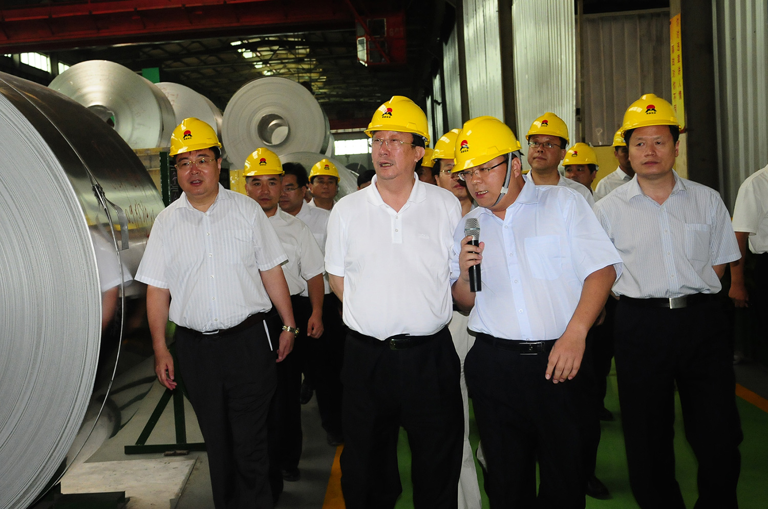 原河南省委書記郭庚茂到公司參觀指導